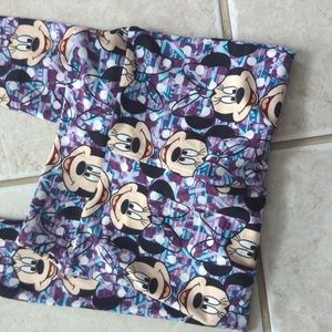 Girls size s/m Lularoe Minnie mouse leggings